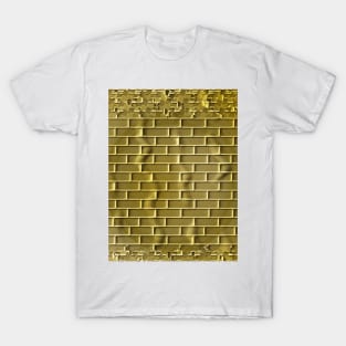 Gold bars in a decorative frame T-Shirt